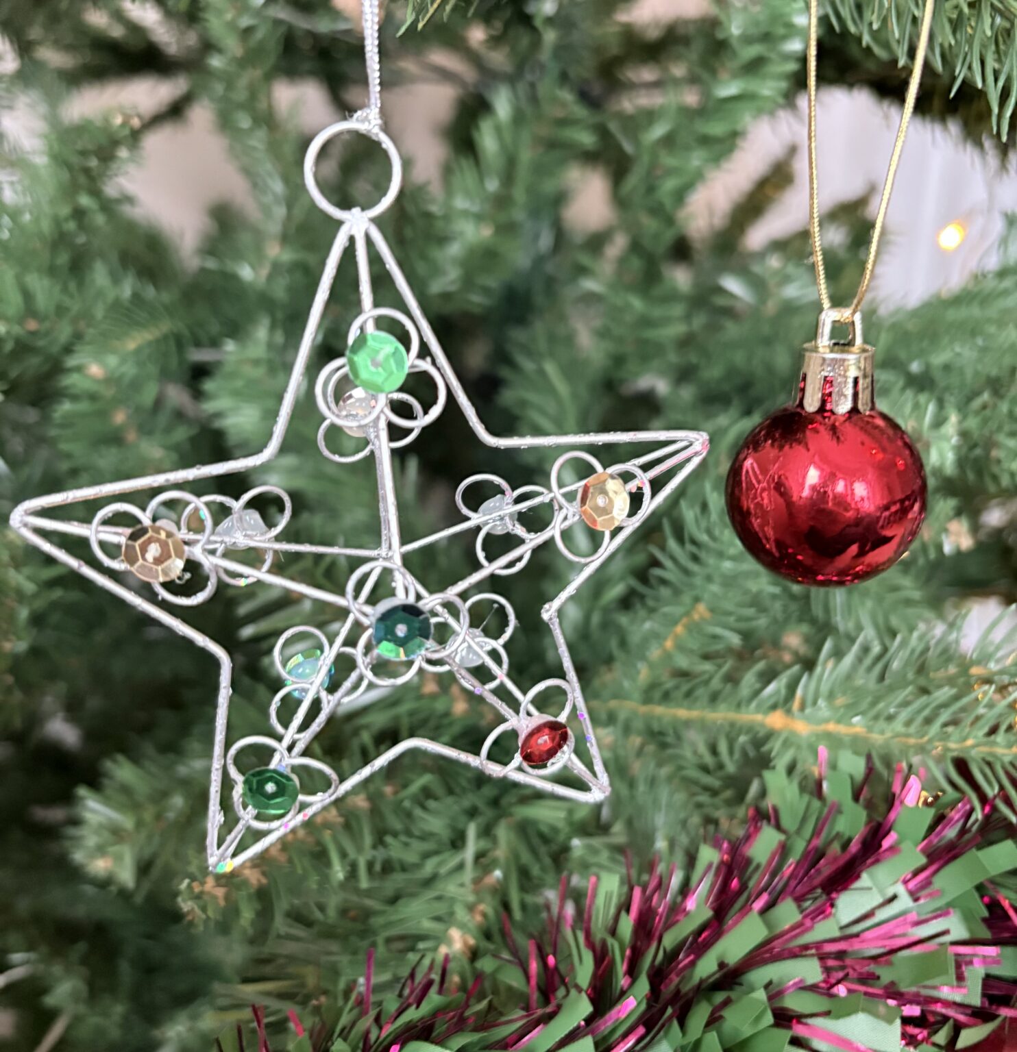 Julgranen är pyntad