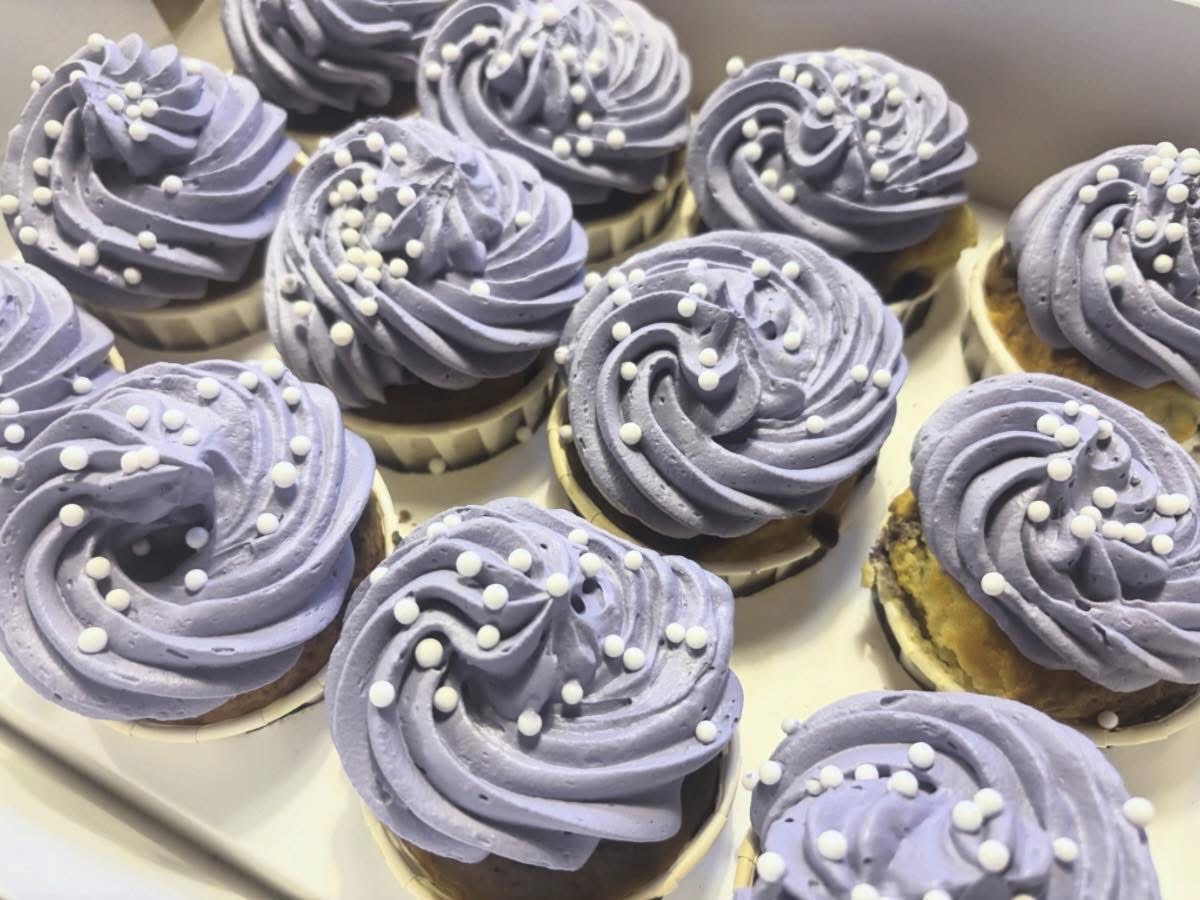 Recept – Blåbärscupcakes